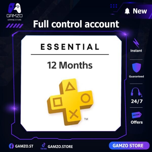 PlayStation Plus Essential 12 Months - PSN Account - GLOBAL